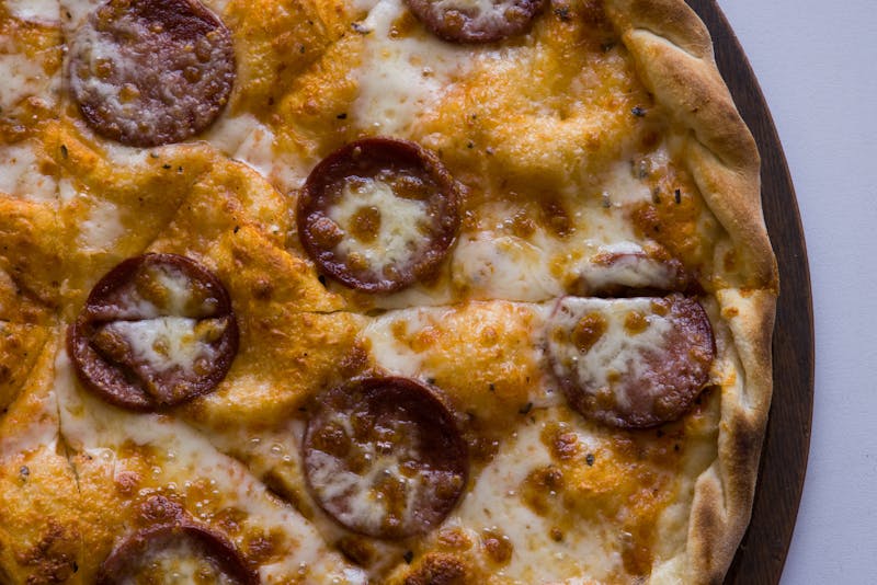 Pepperoni Supreme pizza luce classic with extra cheese